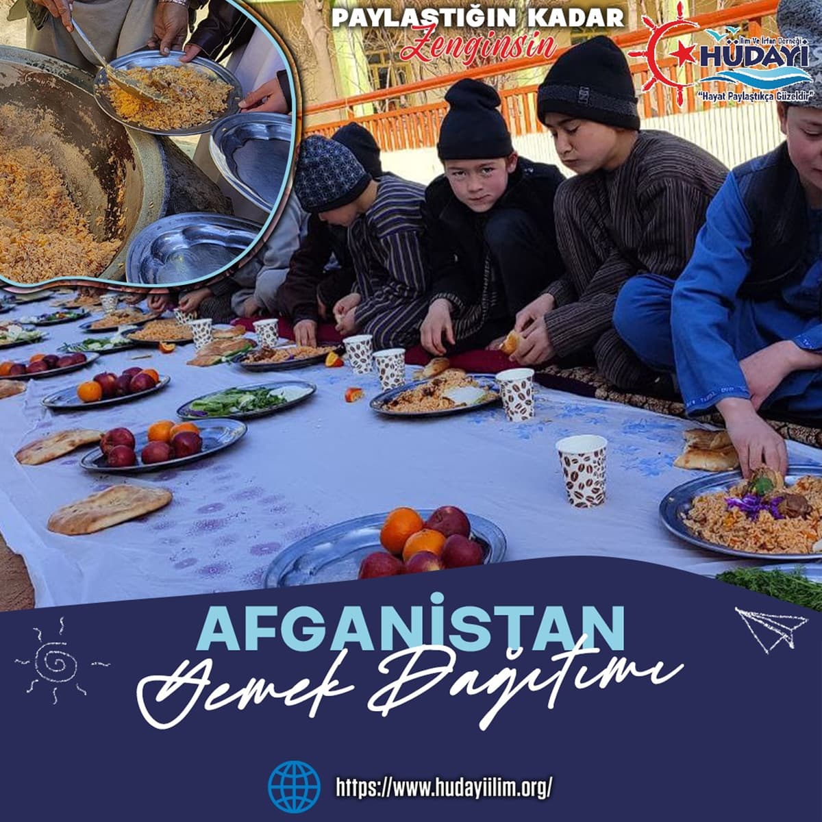  Afganistan Yemek Dağıtımı